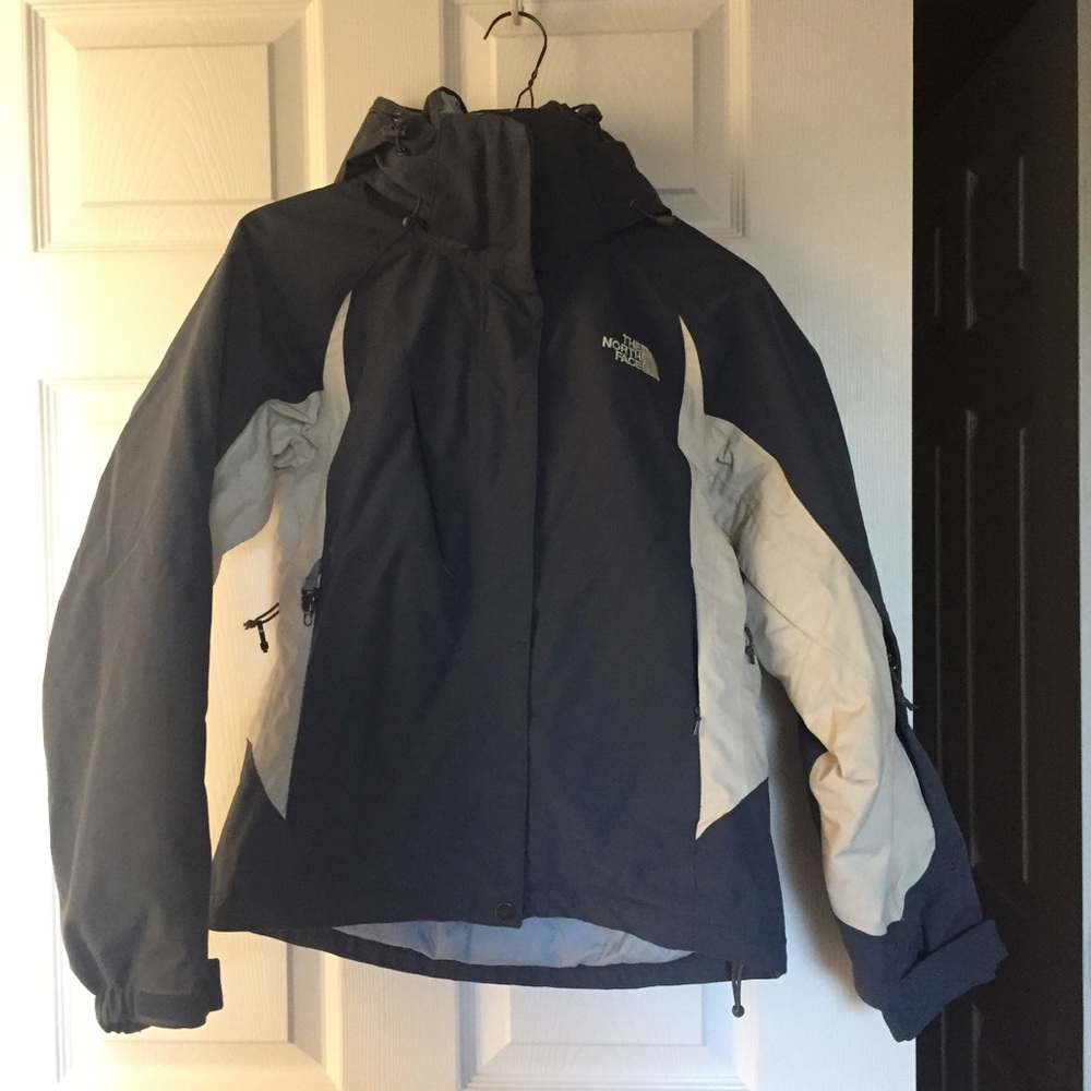 The North Face Ski Jacket XS blue and white